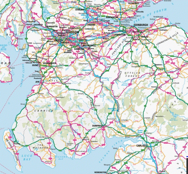 Map ofthe lowlands region